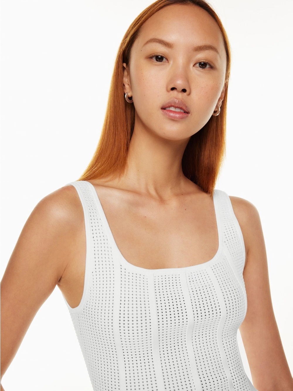 Aritzia Babaton Sculpt Knit Squareneck Tank - Picture 2 of 8
